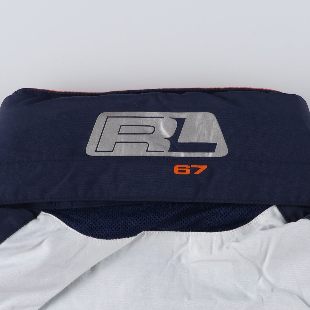 Ralph Lauren POLO SPORT nylon jacket for men, size L Nylon navy blue type Vintage Second Hand