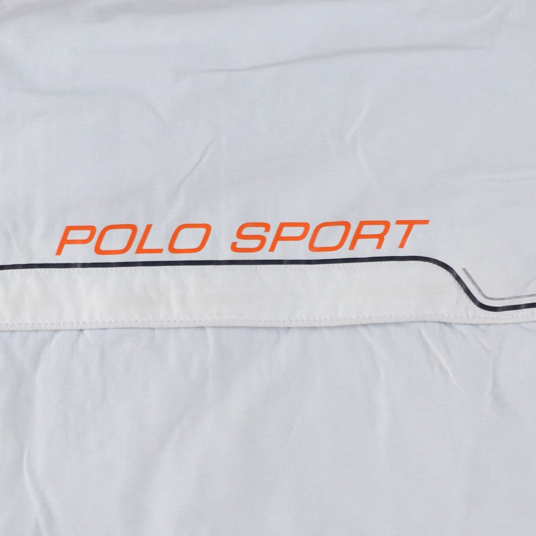 Ralph Lauren POLO SPORT nylon jacket for men, size L Nylon navy blue type Vintage Second Hand