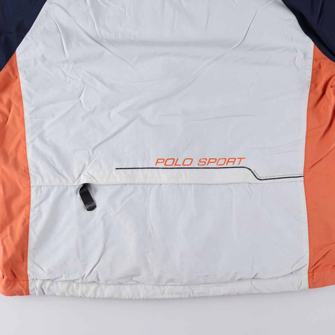 Ralph Lauren POLO SPORT nylon jacket for men, size L Nylon navy blue type Vintage Second Hand