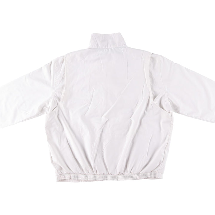 Ralph Lauren POLO by Ralph Lauren Half-Zip Warm-Up Pullover, Men's Size Medium polyester white type Vintage Second Hand