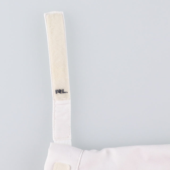 Ralph Lauren POLO by Ralph Lauren Half-Zip Warm-Up Pullover, Men's Size Medium polyester white type Vintage Second Hand