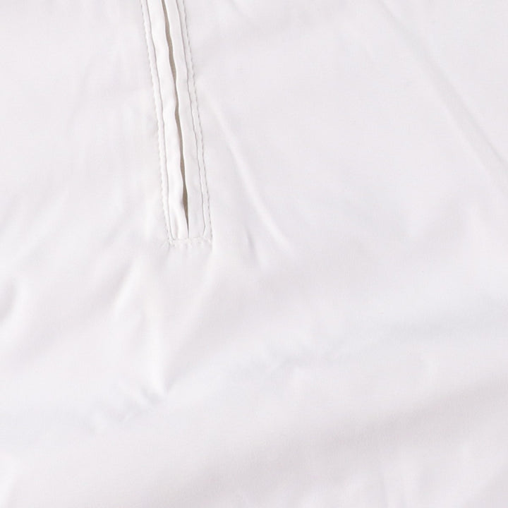 Ralph Lauren POLO by Ralph Lauren Half-Zip Warm-Up Pullover, Men's Size Medium polyester white type Vintage Second Hand