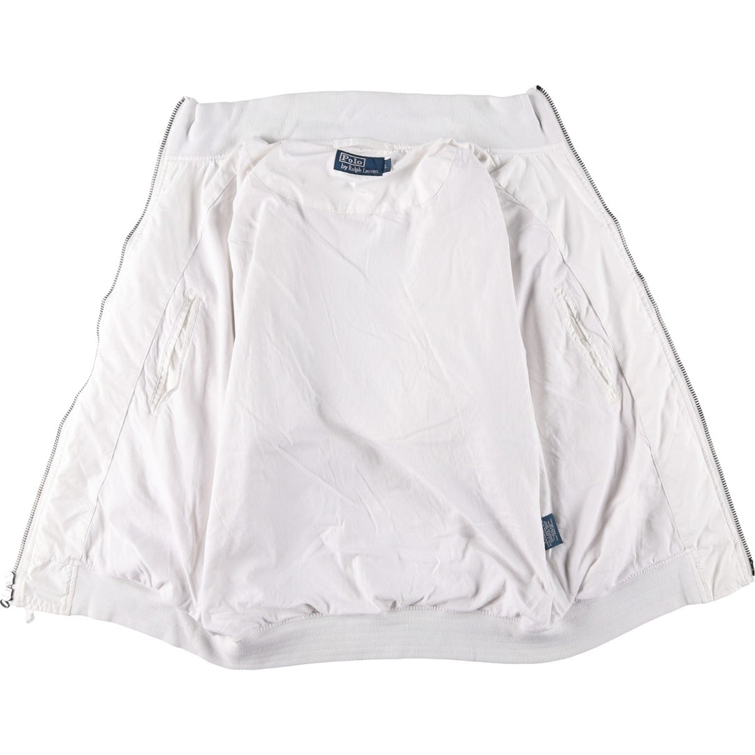Ralph Lauren POLO by Ralph Lauren windbreaker, men's size L polyester white type Vintage Second Hand