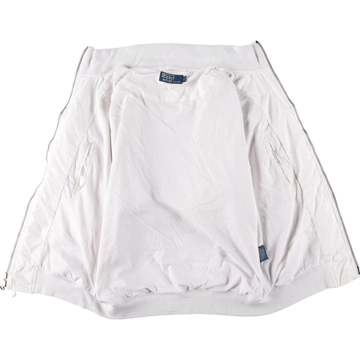 Ralph Lauren POLO by Ralph Lauren windbreaker, men's size L polyester white type Vintage Second Hand