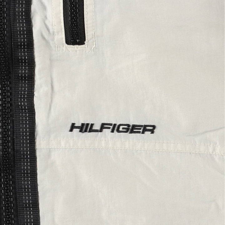 Vintage 90'S Tommy Hilfiger nylon jacket, size L, men's Nylon ivory Vintage Second Hand