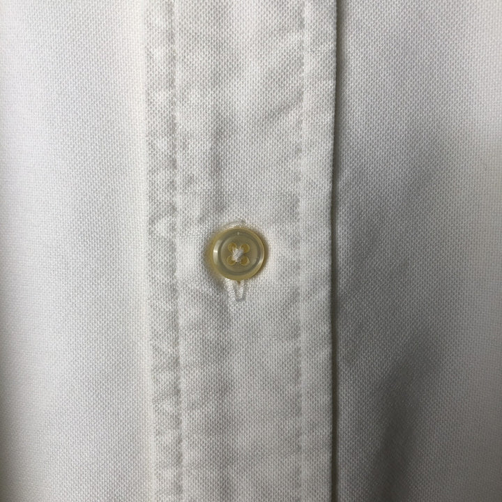 Ralph Lauren Classic Fit Long Sleeve Button Down Shirt Men's XL cotton white type Vintage Second Hand