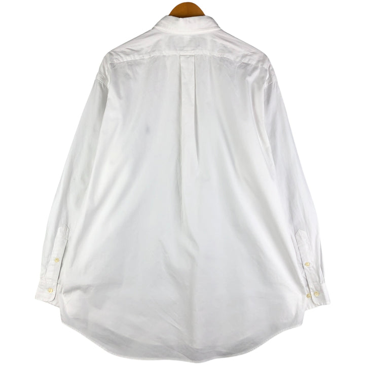 Ralph Lauren Classic Fit Long Sleeve Button Down Shirt Men's XL cotton white type Vintage Second Hand