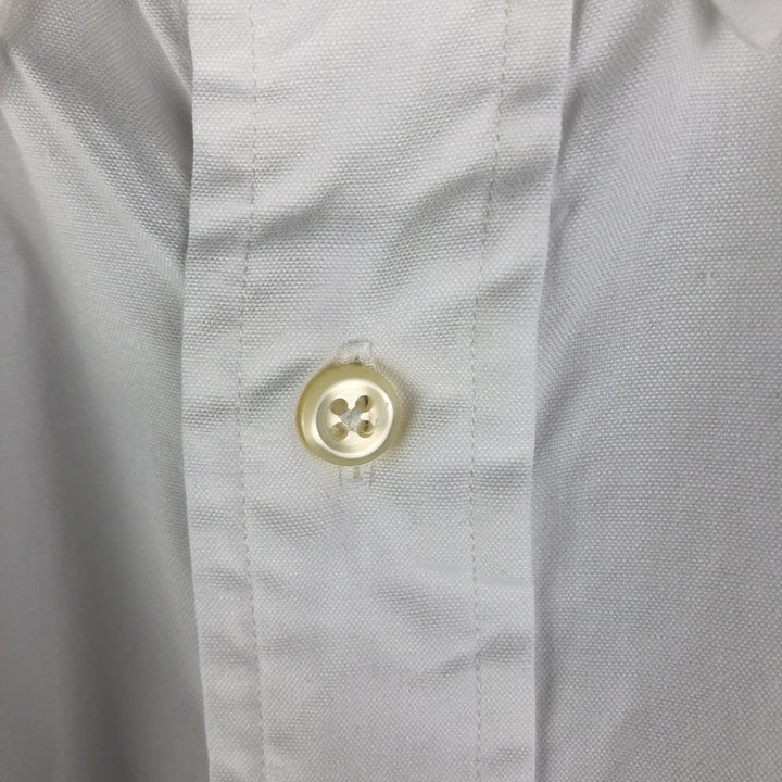 Ralph Lauren Classic Fit Long Sleeve Button Down Shirt Men's XL cotton white type Vintage Second Hand