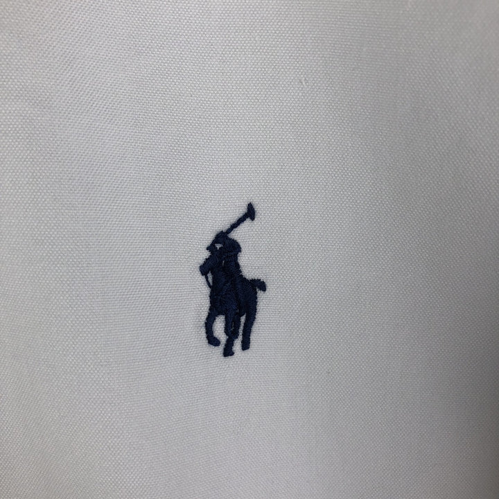 Ralph Lauren Classic Fit Long Sleeve Button Down Shirt Men's XL cotton white type Vintage Second Hand