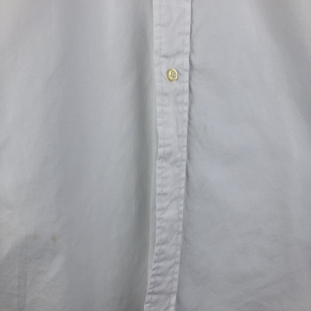Ralph Lauren Classic Fit Long Sleeve Button Down Shirt Men's XL cotton white type Vintage Second Hand