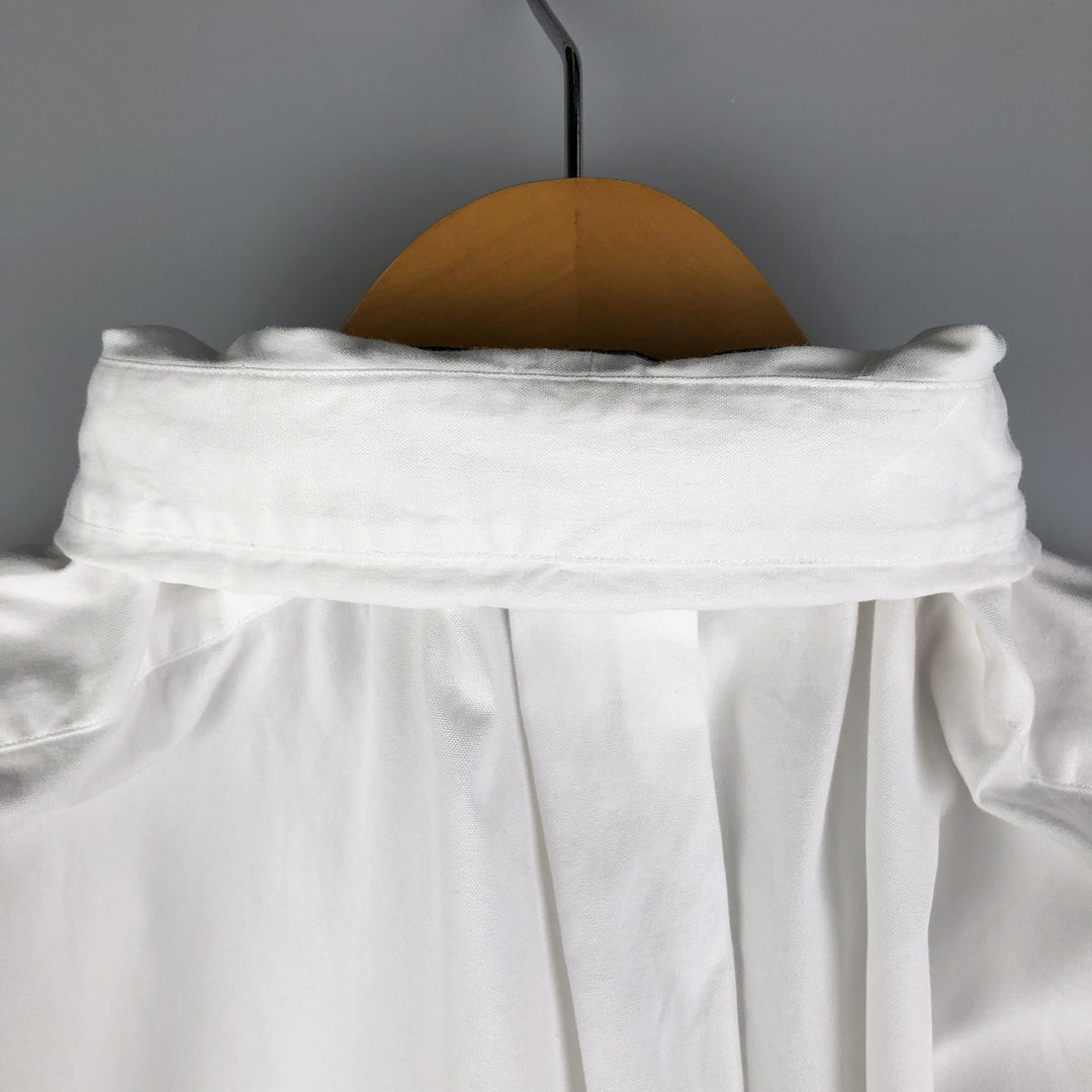 Ralph Lauren Classic Fit Long Sleeve Button Down Shirt Men's XL cotton white type Vintage Second Hand