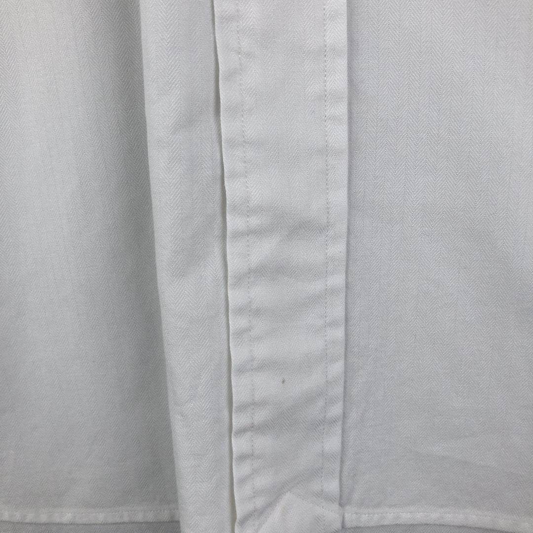Ralph Lauren POLO by Ralph Lauren ANDREW long sleeve cotton shirt, men's size L cotton white type Vintage Second Hand