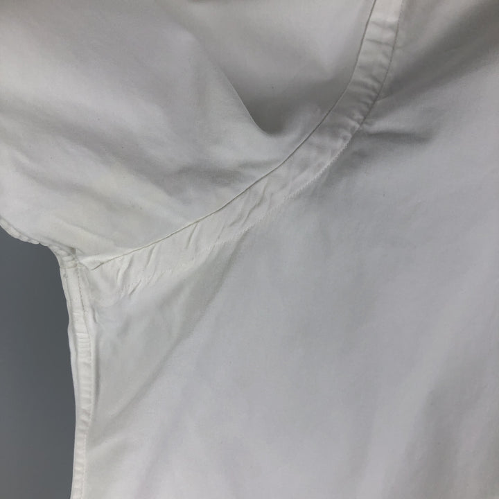 Ralph Lauren POLO by Ralph Lauren long sleeve button down shirt, men's XL size cotton white type Vintage Second Hand