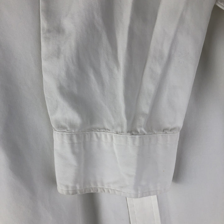 Ralph Lauren POLO by Ralph Lauren long sleeve button down shirt, men's XL size cotton white type Vintage Second Hand