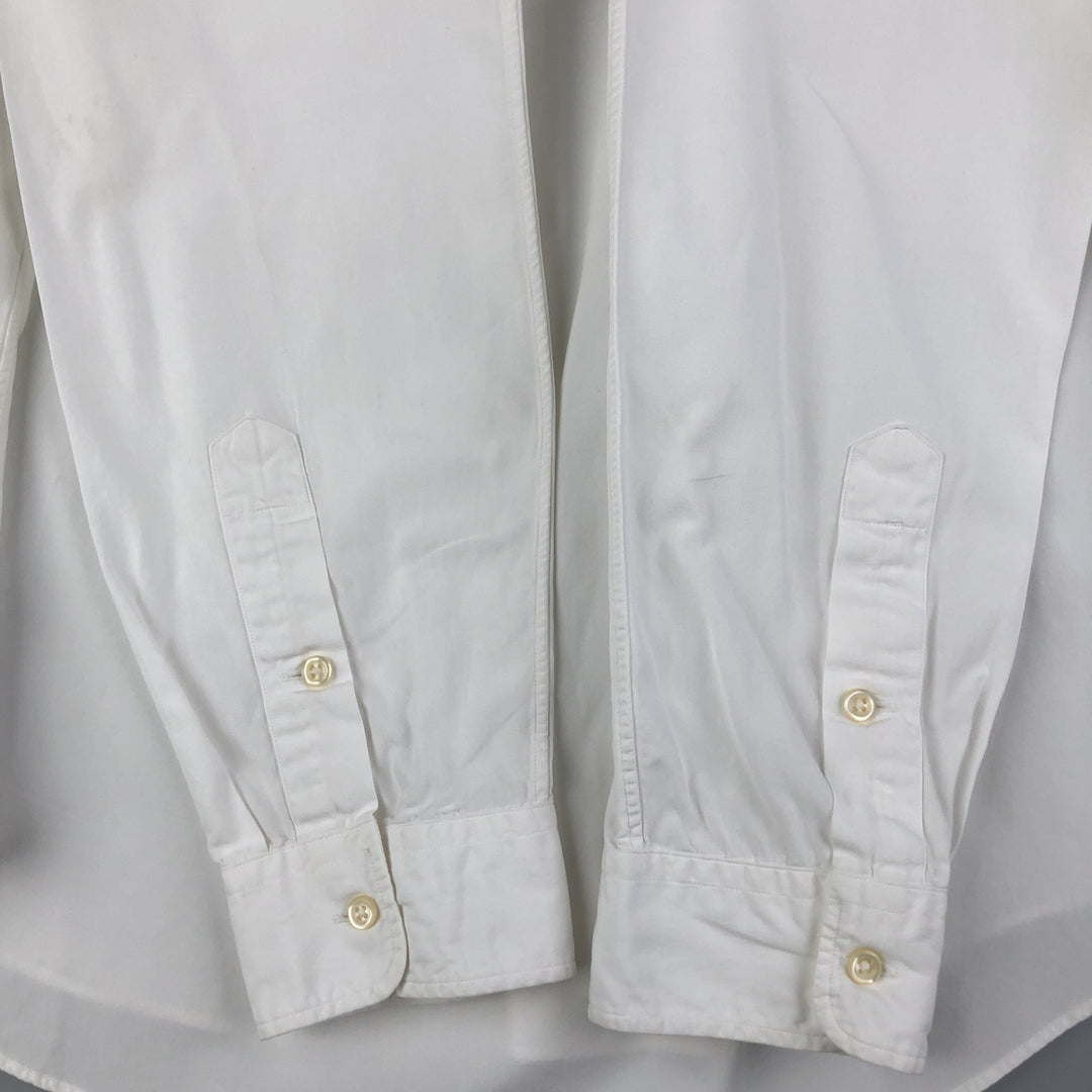 Ralph Lauren POLO by Ralph Lauren long sleeve button down shirt, men's XL size cotton white type Vintage Second Hand