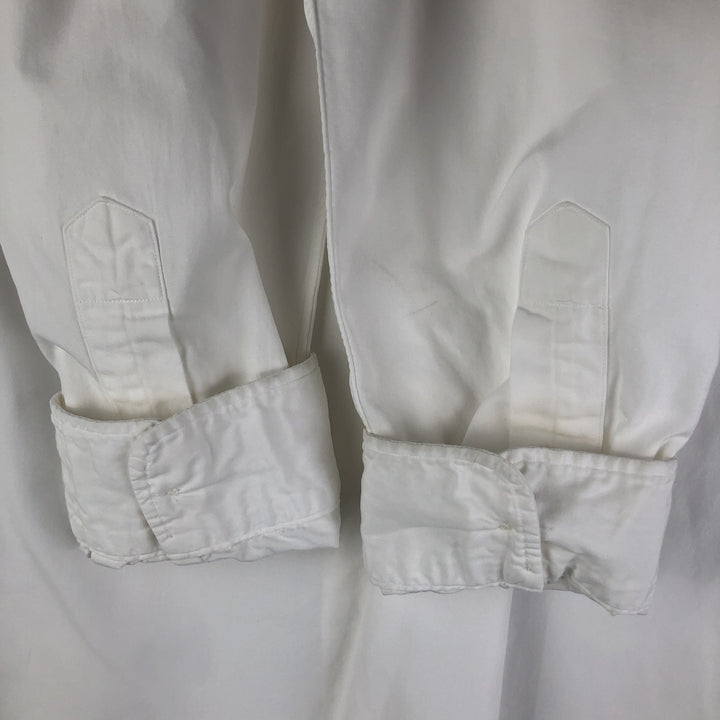 Ralph Lauren POLO by Ralph Lauren long sleeve button down shirt, men's XL size cotton white type Vintage Second Hand