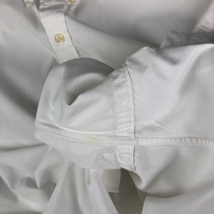 Ralph Lauren POLO by Ralph Lauren long sleeve button down shirt, men's XL size cotton white type Vintage Second Hand
