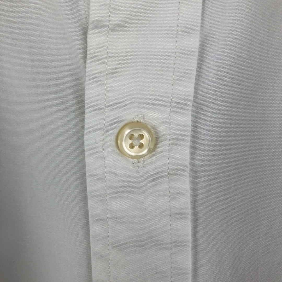 Ralph Lauren POLO by Ralph Lauren SLIM FIT long sleeve button down shirt, men's XL size cotton white type Vintage Second Hand