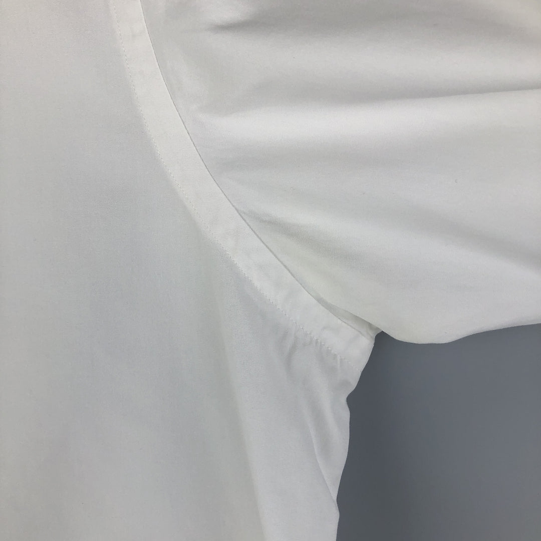 Ralph Lauren POLO by Ralph Lauren SLIM FIT long sleeve button down shirt, men's XL size cotton white type Vintage Second Hand