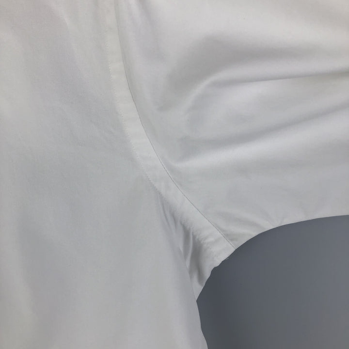 Ralph Lauren POLO by Ralph Lauren SLIM FIT long sleeve button down shirt, men's XL size cotton white type Vintage Second Hand