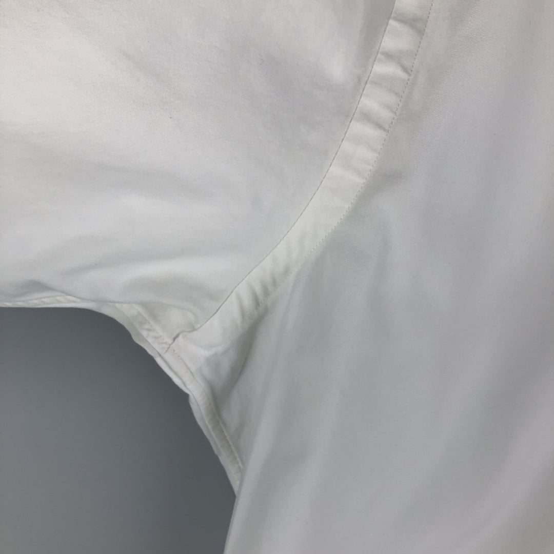 Ralph Lauren POLO by Ralph Lauren SLIM FIT long sleeve button down shirt, men's XL size cotton white type Vintage Second Hand