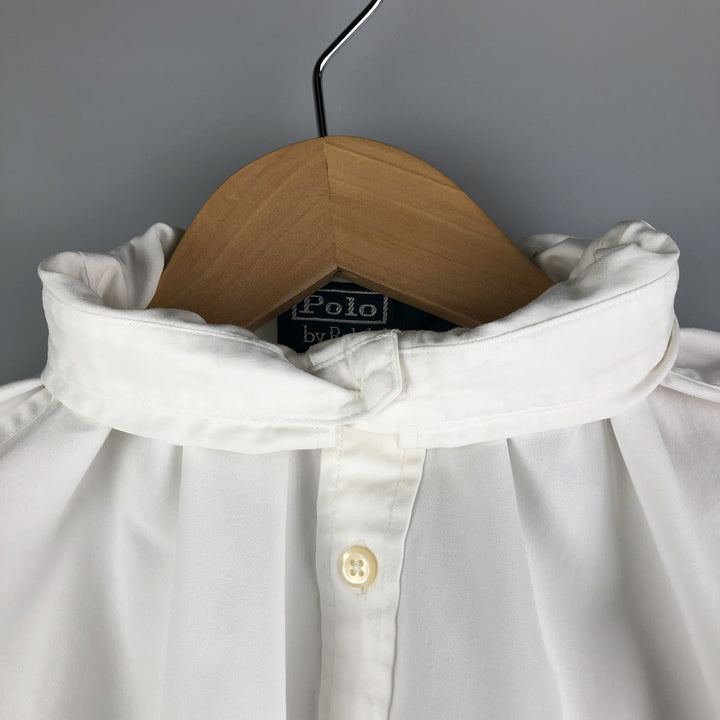 Ralph Lauren POLO by Ralph Lauren SLIM FIT long sleeve button down shirt, men's XL size cotton white type Vintage Second Hand