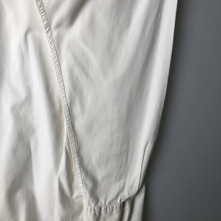 Ralph Lauren long sleeve button down shirt, men's size L cotton white type Vintage Second Hand