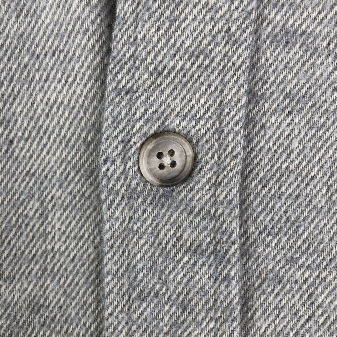 Vintage LLBean Timberline Shirt from the 1980'S to 1990s, made in the USA, men's size L. cotton gray type Vintage Second Hand