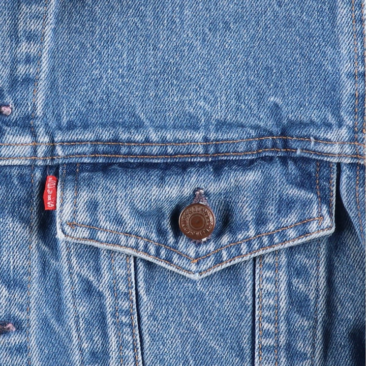 Vintage Levi's denim jacket, made in Canada, size S, men's size small cotton blue type Vintage Second Hand