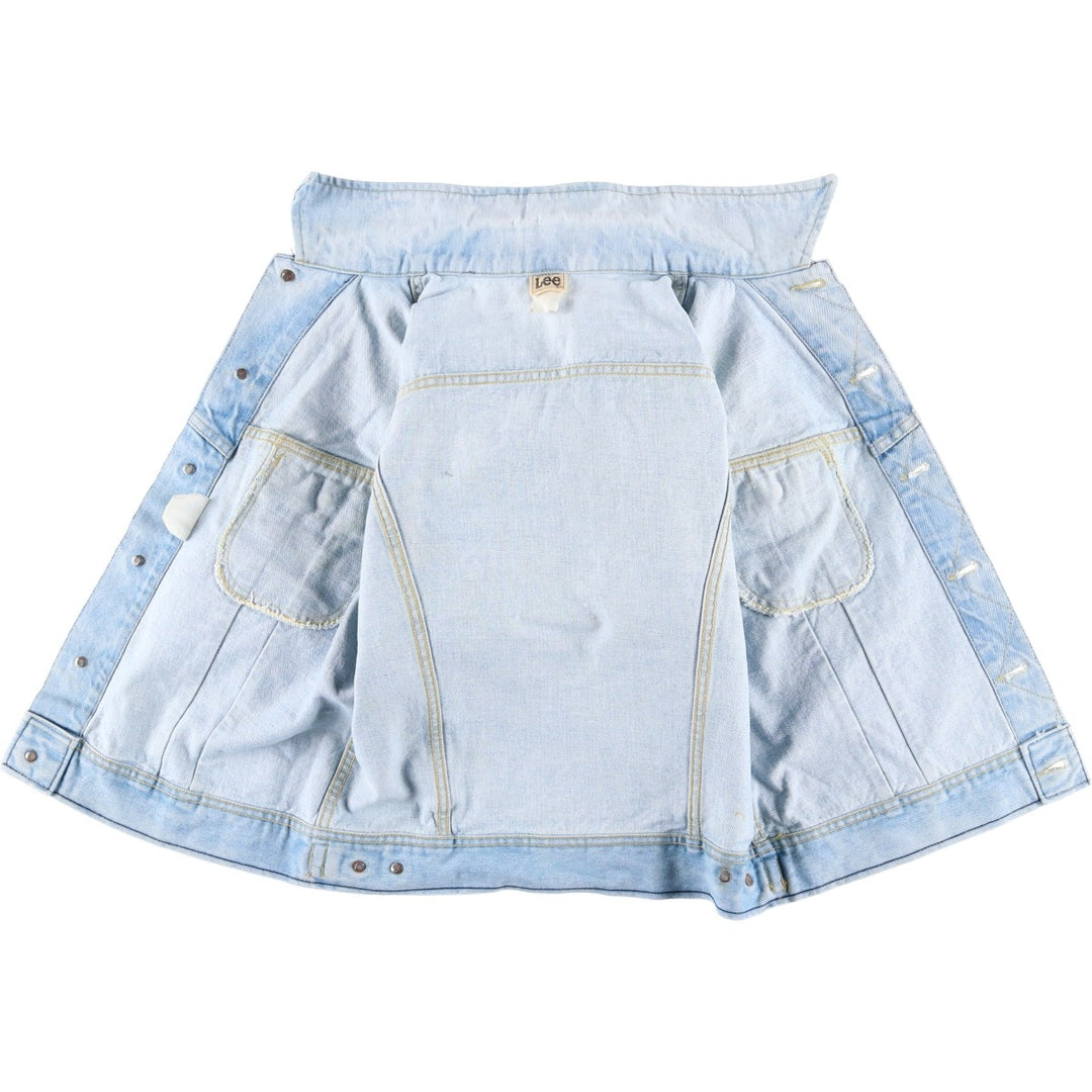 Lee denim jacket, men's size M unclear blue type Vintage Second Hand