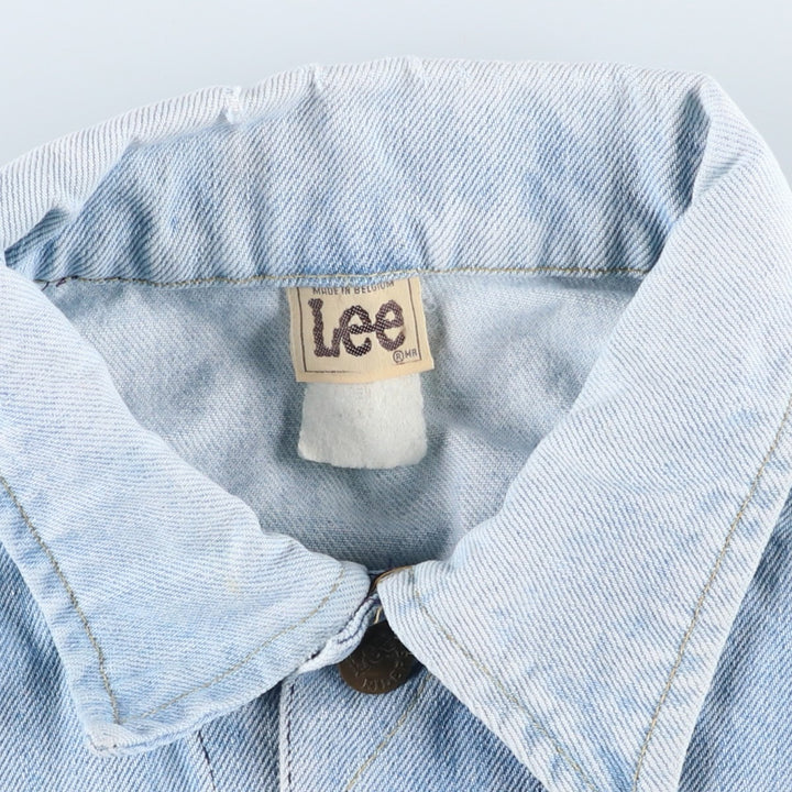 Lee denim jacket, men's size M unclear blue type Vintage Second Hand