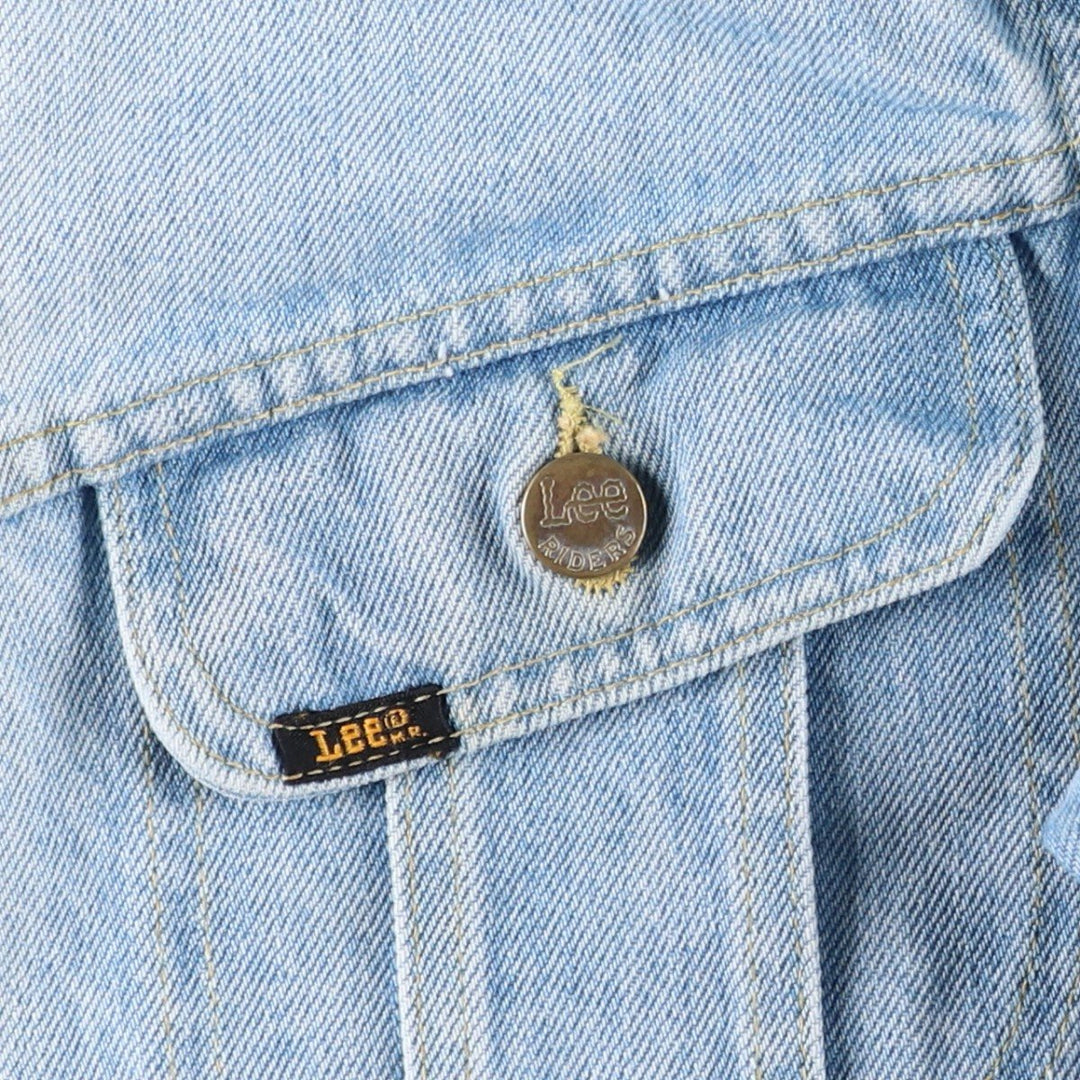 Lee denim jacket, men's size M unclear blue type Vintage Second Hand