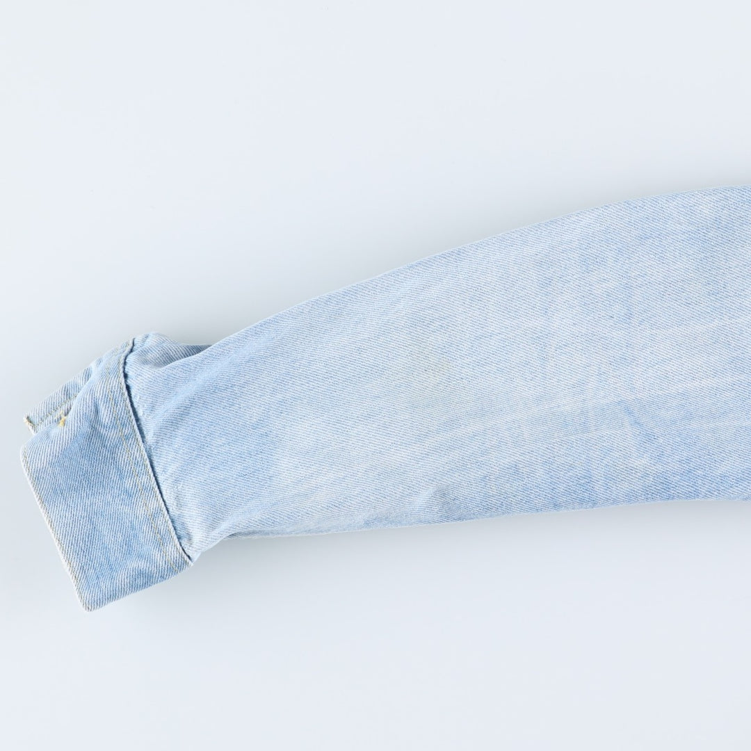 Lee denim jacket, men's size M unclear blue type Vintage Second Hand