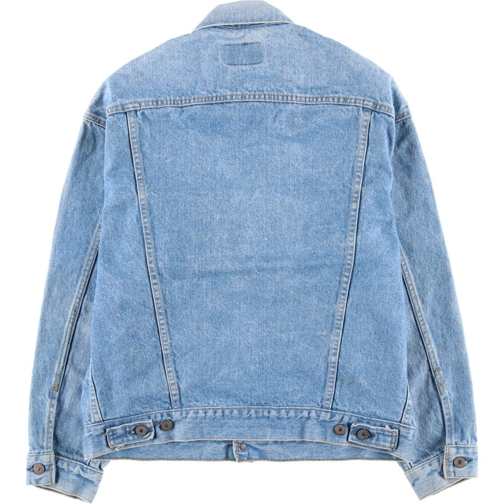 90'S Levi's 70507-0214 denim jacket, denim jacket, made in USA, men's size M, vintage cotton blue type Vintage Second Hand