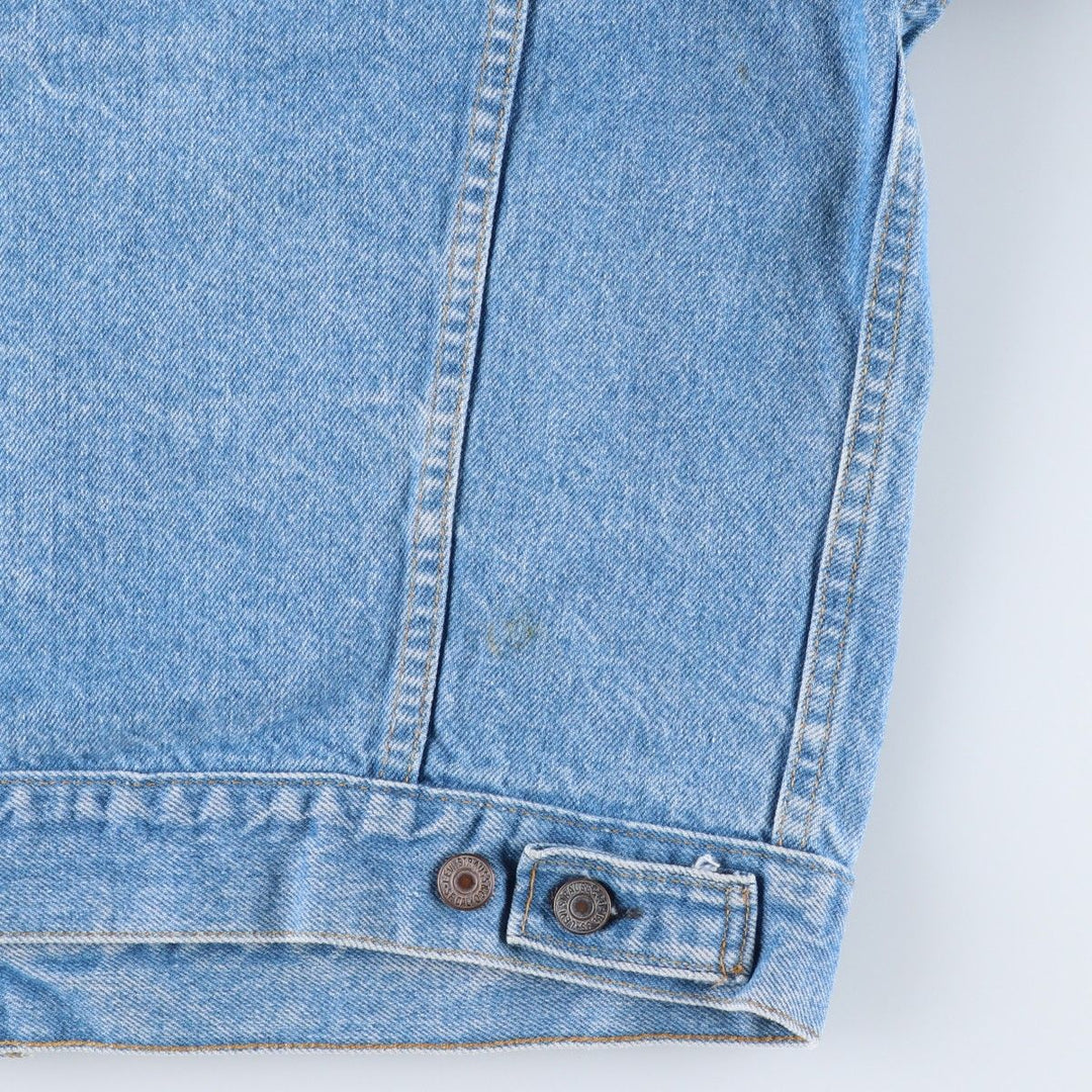 90'S Levi's 70507-0214 denim jacket, denim jacket, made in USA, men's size M, vintage cotton blue type Vintage Second Hand