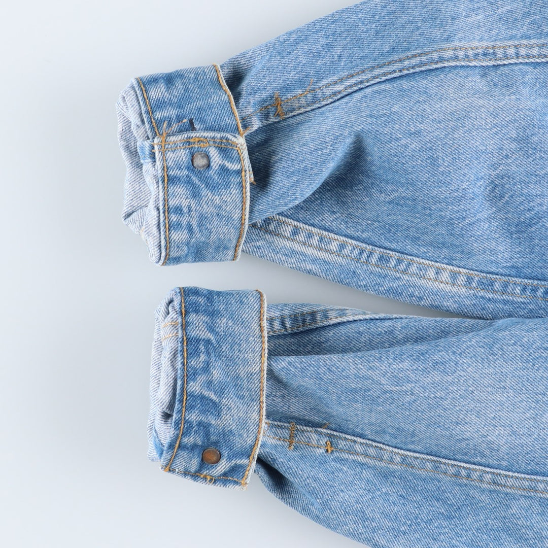 90'S Levi's 70507-0214 denim jacket, denim jacket, made in USA, men's size M, vintage cotton blue type Vintage Second Hand