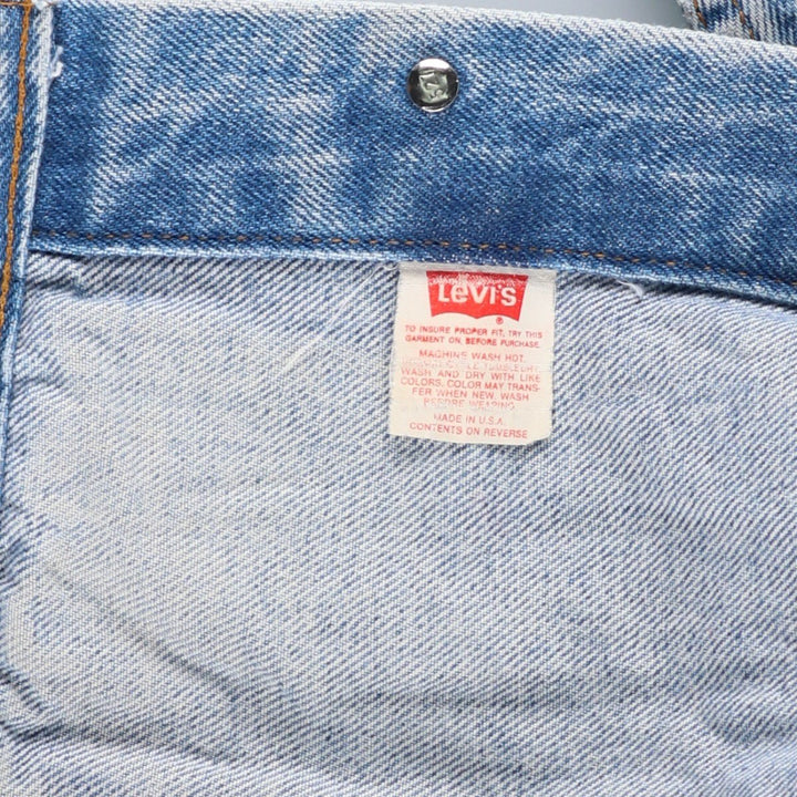 90'S Levi's 70506-0216 Denim Jacket, Made in USA, Men's Size L, Vintage cotton blue type Vintage Second Hand