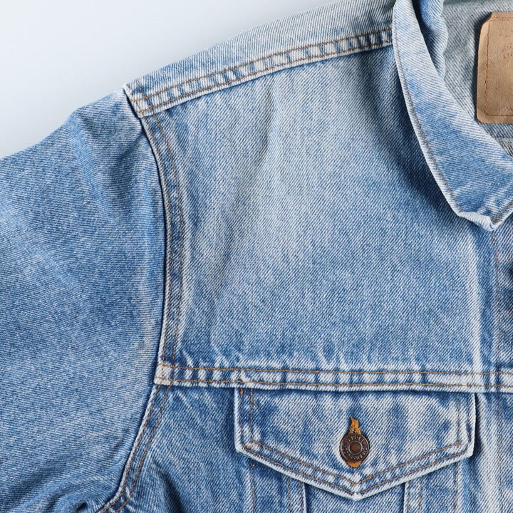 90'S Levi's 70506-0216 Denim Jacket, Made in USA, Men's Size L, Vintage cotton blue type Vintage Second Hand