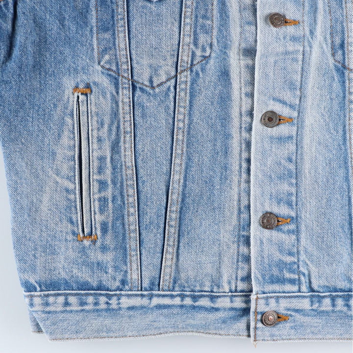 90'S Levi's 70506-0216 Denim Jacket, Made in USA, Men's Size L, Vintage cotton blue type Vintage Second Hand