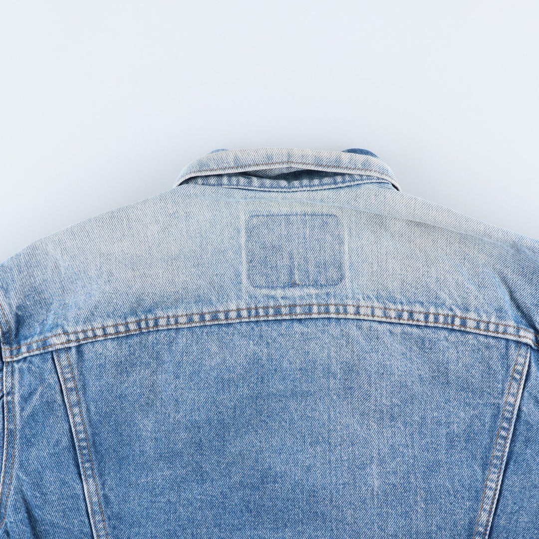 90'S Levi's 70506-0216 Denim Jacket, Made in USA, Men's Size L, Vintage cotton blue type Vintage Second Hand