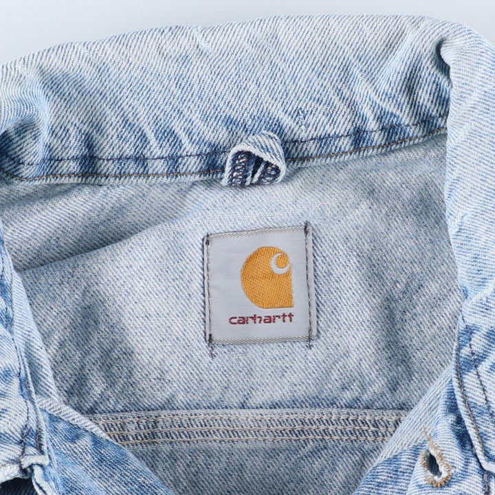 Carhartt denim jacket, men's size XL unclear blue type Vintage Second Hand