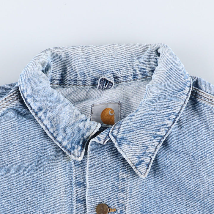 Carhartt denim jacket, men's size XL unclear blue type Vintage Second Hand
