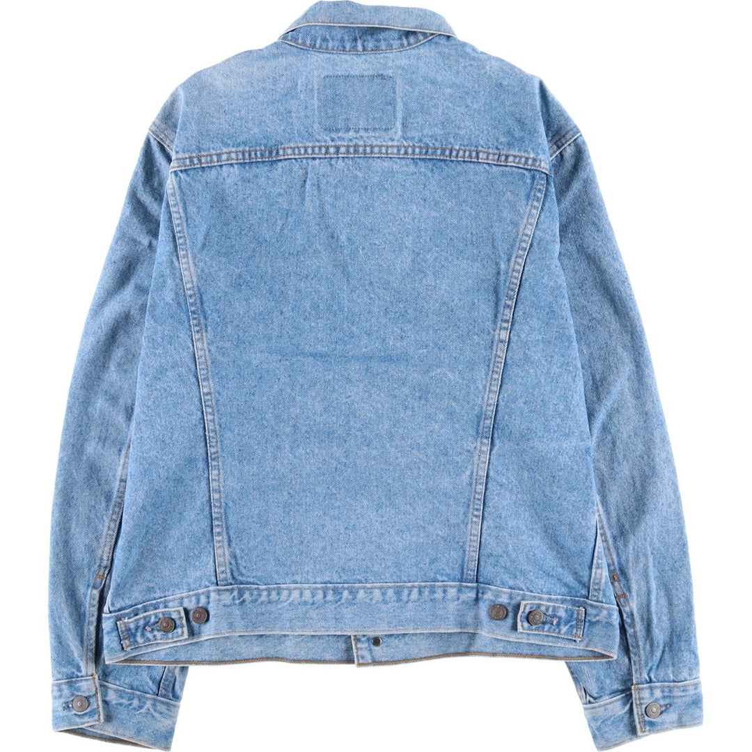 Vintage Levi's 75505-0212 Orange Tab Denim Jacket, Made in Canada, Men's Size L cotton blue type Vintage Second Hand