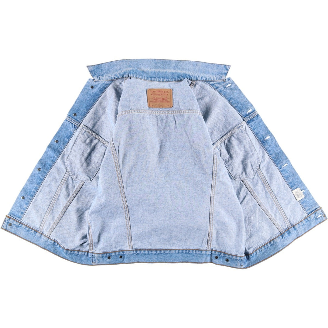 Vintage Levi's 75505-0212 Orange Tab Denim Jacket, Made in Canada, Men's Size L cotton blue type Vintage Second Hand