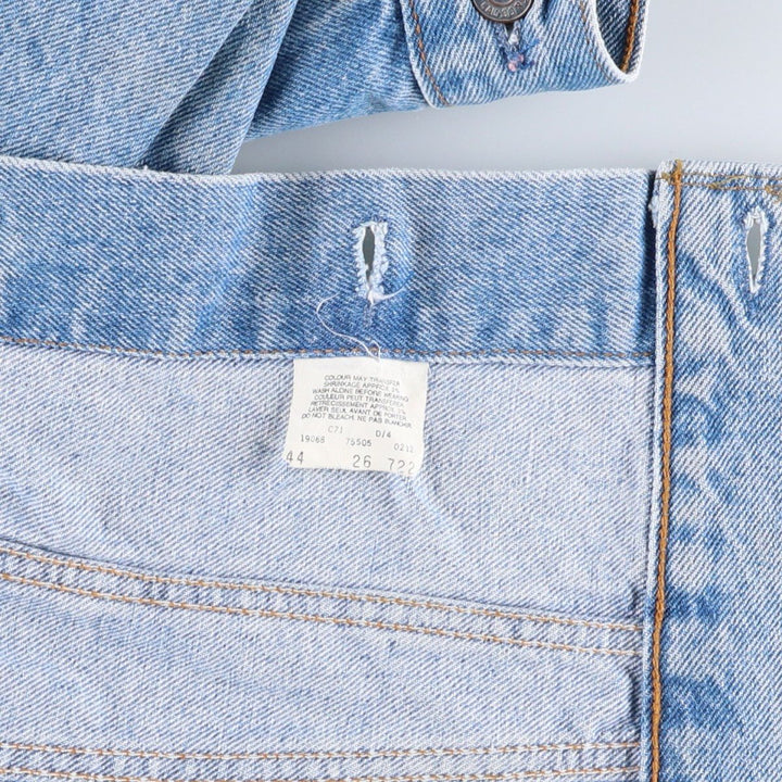 Vintage Levi's 75505-0212 Orange Tab Denim Jacket, Made in Canada, Men's Size L cotton blue type Vintage Second Hand