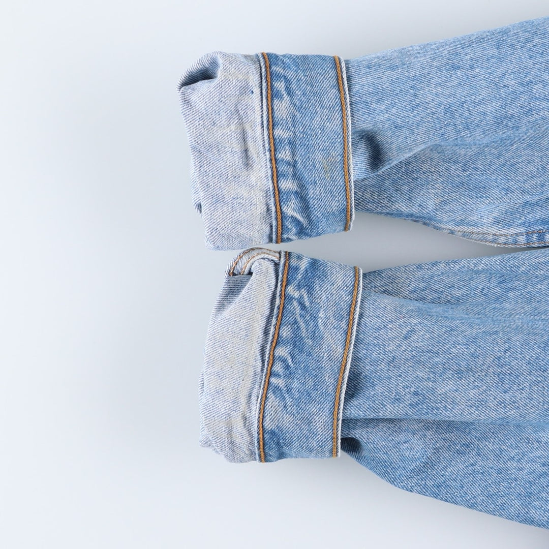 Vintage Levi's 75505-0212 Orange Tab Denim Jacket, Made in Canada, Men's Size L cotton blue type Vintage Second Hand