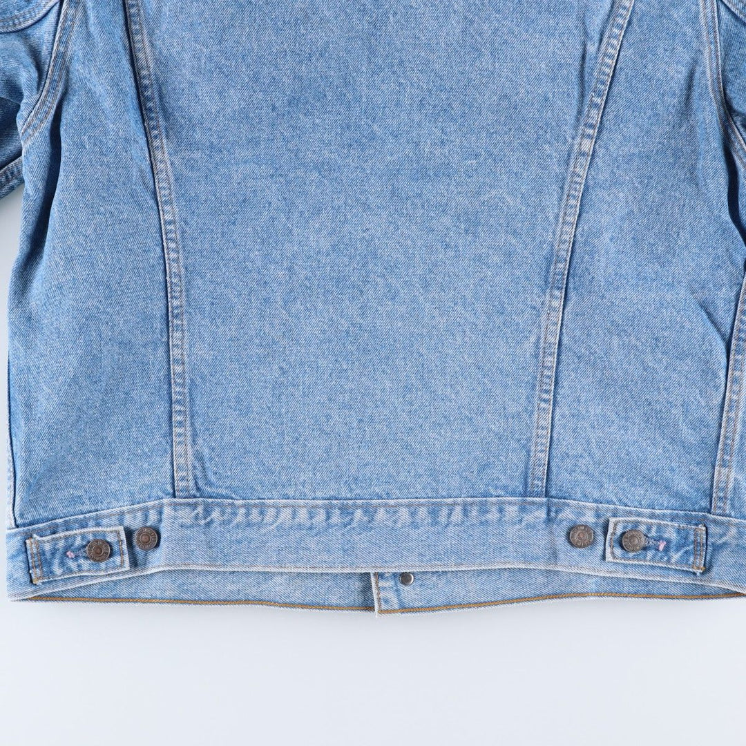 Vintage Levi's 75505-0212 Orange Tab Denim Jacket, Made in Canada, Men's Size L cotton blue type Vintage Second Hand