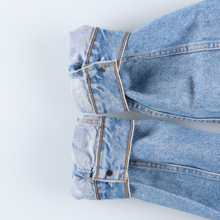Vintage Levi's 75505-0212 Orange Tab Denim Jacket, Made in Canada, Men's Size L cotton blue type Vintage Second Hand