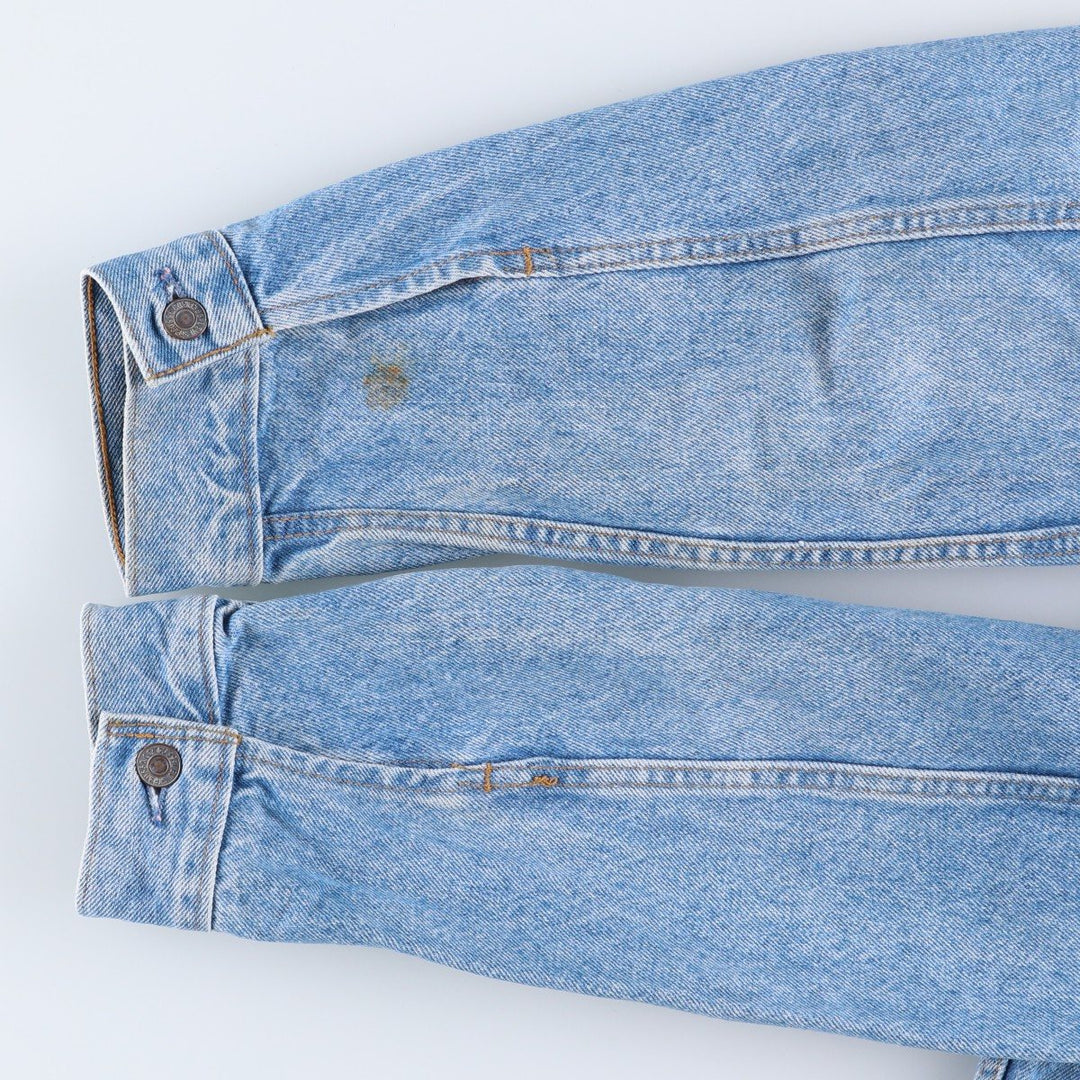 Vintage Levi's 75505-0212 Orange Tab Denim Jacket, Made in Canada, Men's Size L cotton blue type Vintage Second Hand