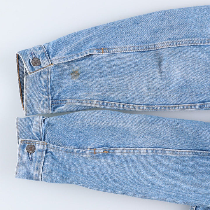 Vintage Levi's 75505-0212 Orange Tab Denim Jacket, Made in Canada, Men's Size L cotton blue type Vintage Second Hand